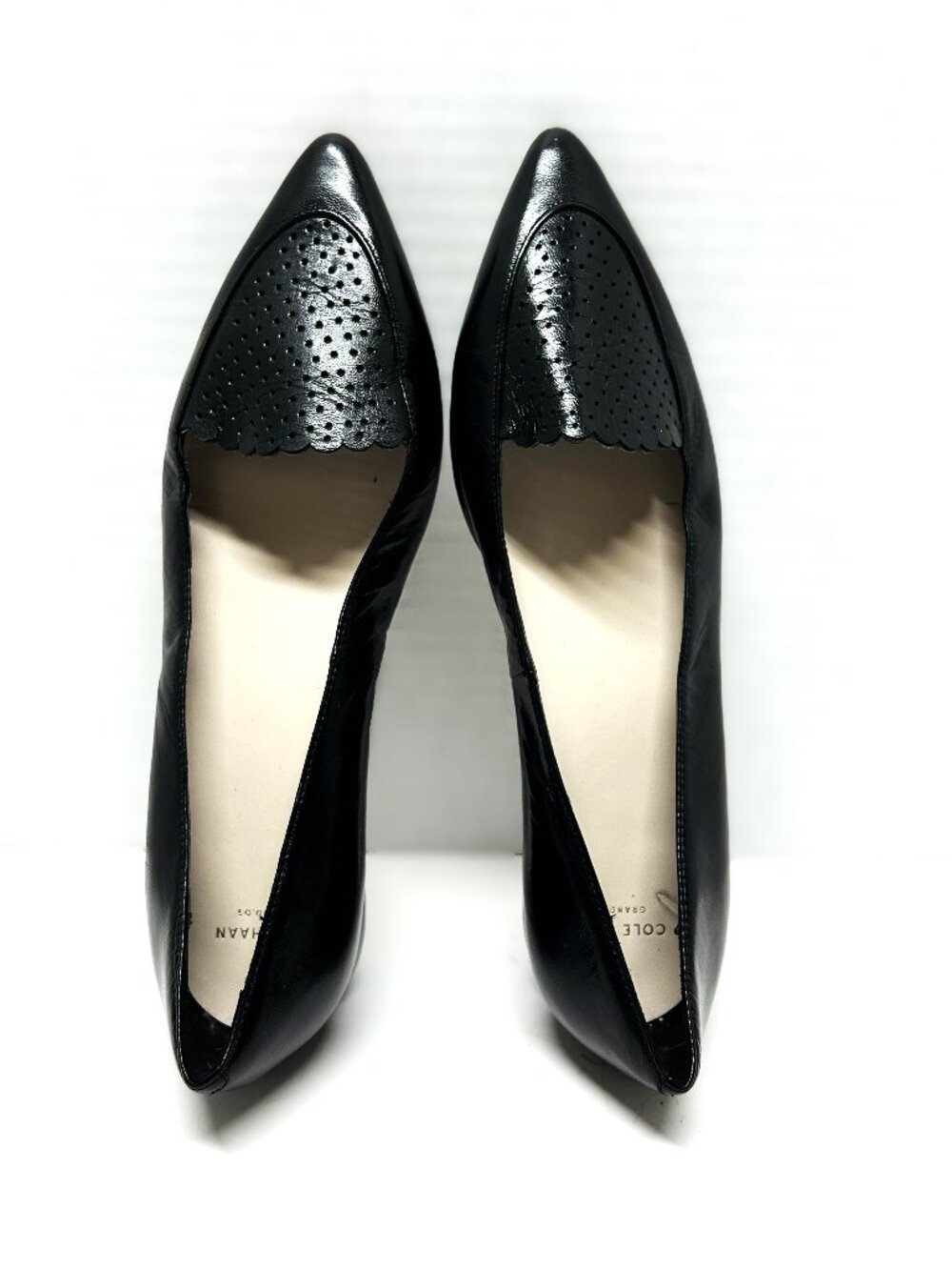 Cole Haan pointy black ballet flats size 8B